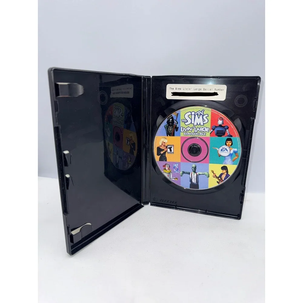 Electronic Arts The Sims & Livin Large PC Game Bundle Used Simulation Strategy